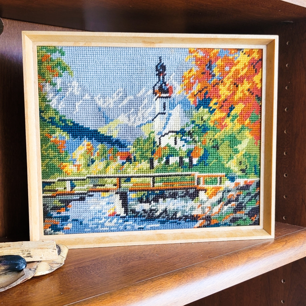 Needle-Point Landscape